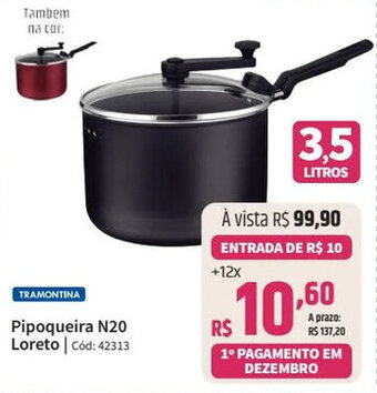 Deltasul TRAMONTINA Pipoqueira N20 Loreto | Cód: 42313 oferta