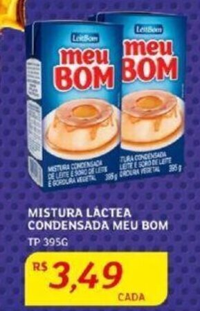 MISTURA LACTEA CONDENSADA MEU BOM TP 395G