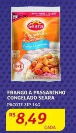 Assaí Atacadista FRANGO A PASSARINHO CONGELADO SEARA PACOTE ZIP 1KG oferta