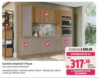 Cozinha Imperial 4 Peças