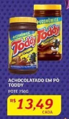 Assaí Atacadista ACHOCOLATADO EM PÓ TODDY POTE 750G oferta