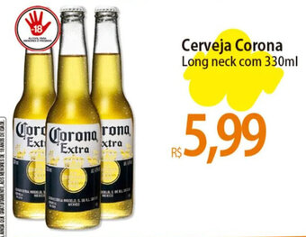 Atacadão Cerveja Corona Long neck com 330ml oferta