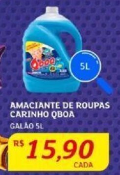 Assaí Atacadista AMACIANTE DE ROUPAS CARINHO QBOA GALÃO 5L oferta