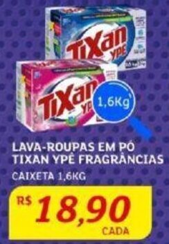 Assaí Atacadista LAVA-ROUPAS EM PÓ TIXAN YPE FRAGRÂNCIAS CAIXETA 1,6KG oferta