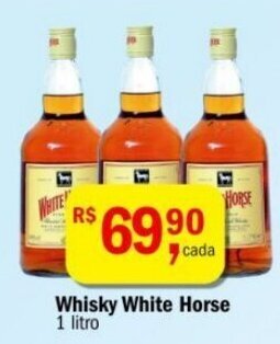 Ultrabox Whisky White Horse 1 litro oferta