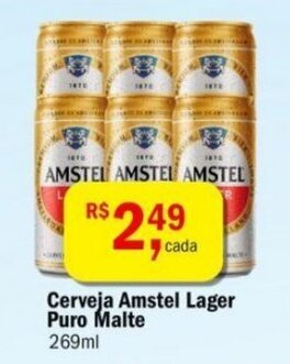 Ultrabox Cerveja Amstel Lager Puro Malte 269ml oferta
