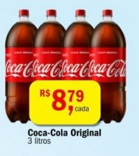 Ultrabox Coca-Cola Original 3 litros oferta