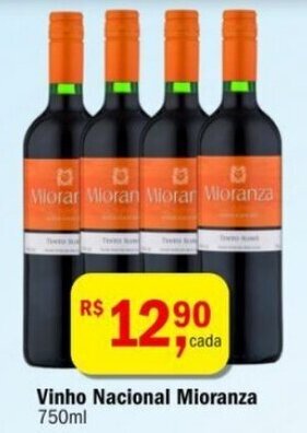 Ultrabox Vinho Nacional Mioranza 750ml oferta