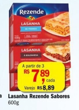 Ultrabox Lasanha Rezende Sabores 600g oferta