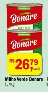 Milho Verde Bonare 1.7kg