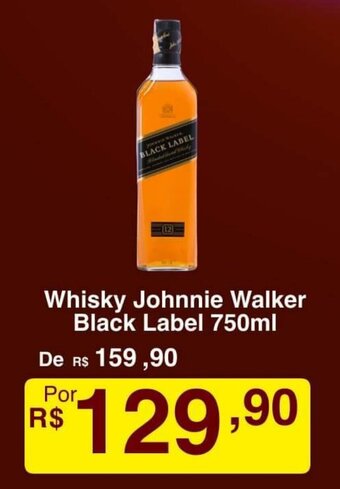 VN Autosserviço Whisky Johnnie Walker Black Label 750ml oferta