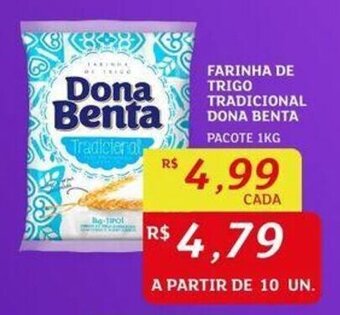 Assaí Atacadista FARINHA DE TRIGO TRADICIONAL DONA BENTA PACOTE 1KG oferta