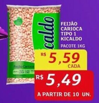 Assaí Atacadista FEIJÃO CARIOCA TIPO 1 KICALDO PACOTE 1KG oferta