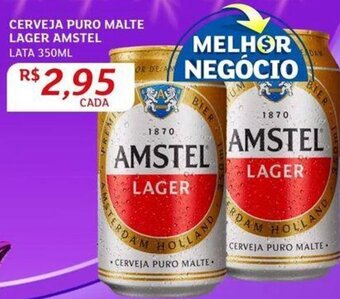 Assaí Atacadista CERVEJA PURO MALTE LAGER AMSTEL LATA 350ML oferta