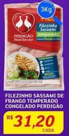 Assaí Atacadista FILEZINHO SASSAMI DE FRANGO TEMPERADO CONGELADO PERDIGÃO oferta