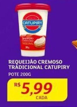 Assaí Atacadista REQUEIJÃO CREMOSO TRADICIONAL CATUPIRY POTE 200G oferta