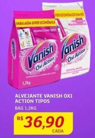 Assaí Atacadista ALVEJANTE VANISH OXI ACTION TIPOS BAG 1,2KG oferta