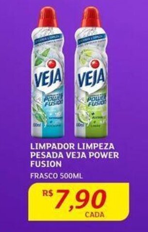 Assaí Atacadista LIMPADOR LIMPEZA PESADA VEJA POWER FUSION FRASCO 500ML oferta