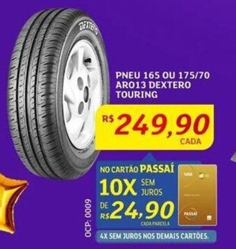 Assaí Atacadista PNEU 165 OU 175/70 ARO13 DEXTERO TOURING oferta