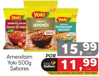 Supermercado Dalben Amendoim Yoki 500g Sabores oferta