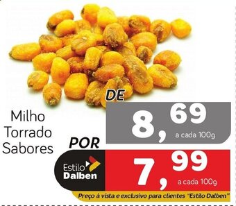 Supermercado Dalben Milho Torrado Sabores oferta