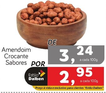 Supermercado Dalben Amendoim Crocante Sabores oferta