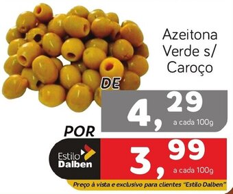 Azeitona Verde s/ Caroço