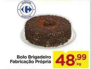 Bolo Brigadeiro Fabricação Própria 1kg