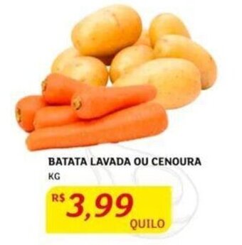 Assaí Atacadista BATATA LAVADA OU CENOURA KG oferta