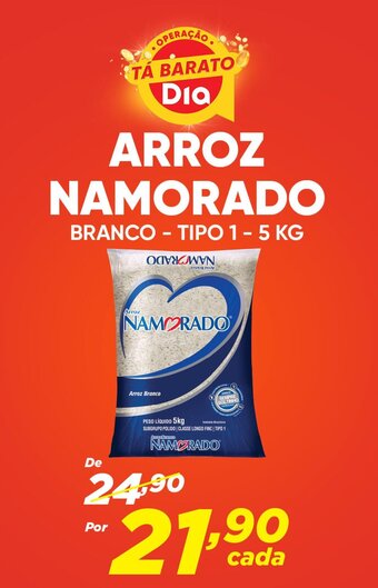 Dia ARROZ NAMORADO BRANCO - TIPO 1 - 5 KG oferta