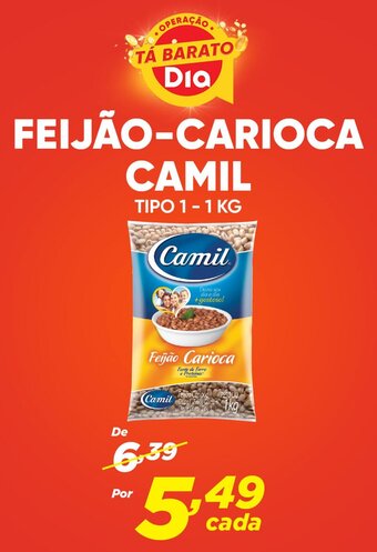 Dia FEIJÃO-CARIOCA CAMIL TIPO 1 - 1 KG oferta