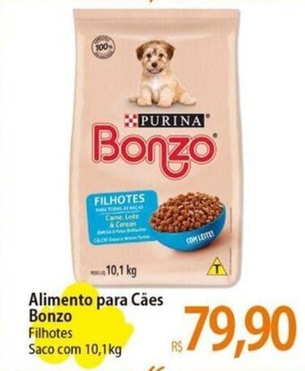 Atacadão Alimento para Cães Bonzo Filhotes Saco com 10,1kg oferta