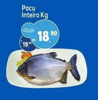 GoodBom Peixe Pacu Inteiro 1kg oferta
