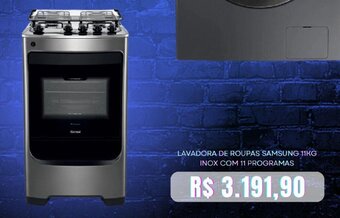 Submarino LAVADORA DE ROUPAS SAMSUNG 11KG INOX COM 11 PROGRAMAS oferta