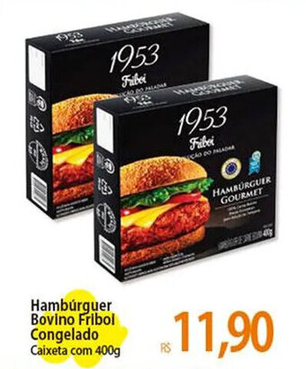 Atacadão Hambúrguer Bovino Fribol Congelado Caixeta com 400g oferta