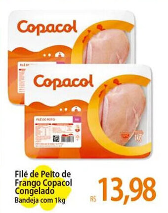 Atacadão Filé de Peito de Frango Copacol Congelado Bandeja com 1kg oferta