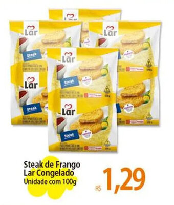 Atacadão Steak de Frango Lar Congelado Unidade com 100g oferta