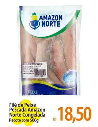 Atacadão Filé de Peixe Pescada Amazon Norte Congelada Pacote com 500g oferta