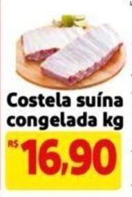 Extra Supermercado Costela suína congelada kg oferta