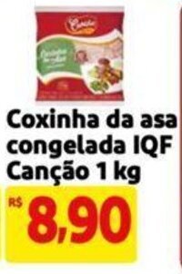 Extra Supermercado Coxinha da asa congelada IQF Canção 1 kg oferta