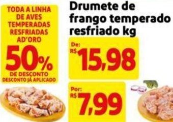 Extra Supermercado Drumete de frango temperado resfriado kg oferta