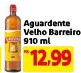Extra Supermercado Aguardente Velho Barreiro 910ml oferta