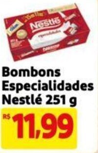 Extra Supermercado Bombons Especialidades Nestlé 251 g oferta