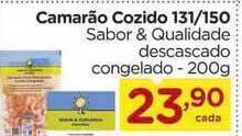 Camarão Cozido 131 150 200g