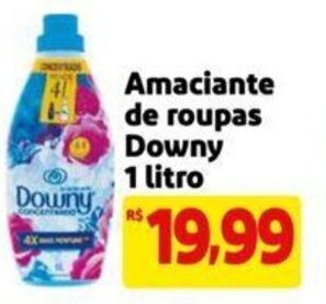 Extra Supermercado Amaciante de roupas Downy 1 litro oferta