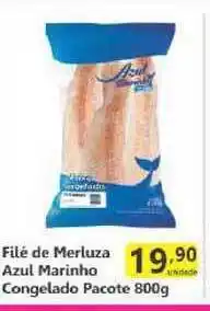 Comercial Esperança Filé De Merluza Azul Marinho Congelado 800g oferta