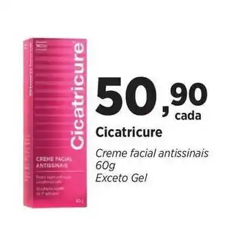 Cicatricure Creme Facial Antissinais 60g