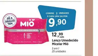 Lenço Umedecido Mecelar Mió