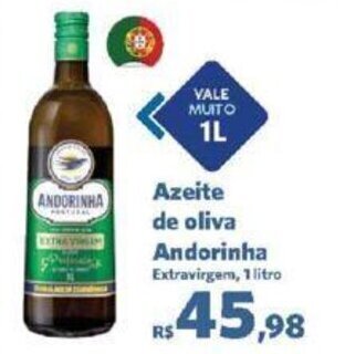 Sam's Club Azeite de oliva Andorinha Extravirgem, 1 litro oferta