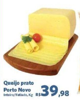 Sam's Club Queijo prato Porto Novo Inteiro/Fatiado, Kg oferta
